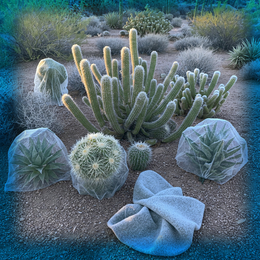 Cold Snap Survival: Protect Desert Plants