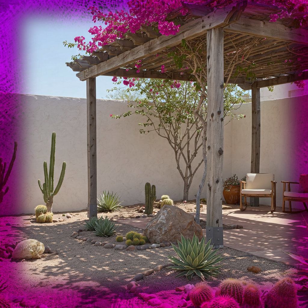 Creating Shade in the Desert Garden: Structures and Plantings