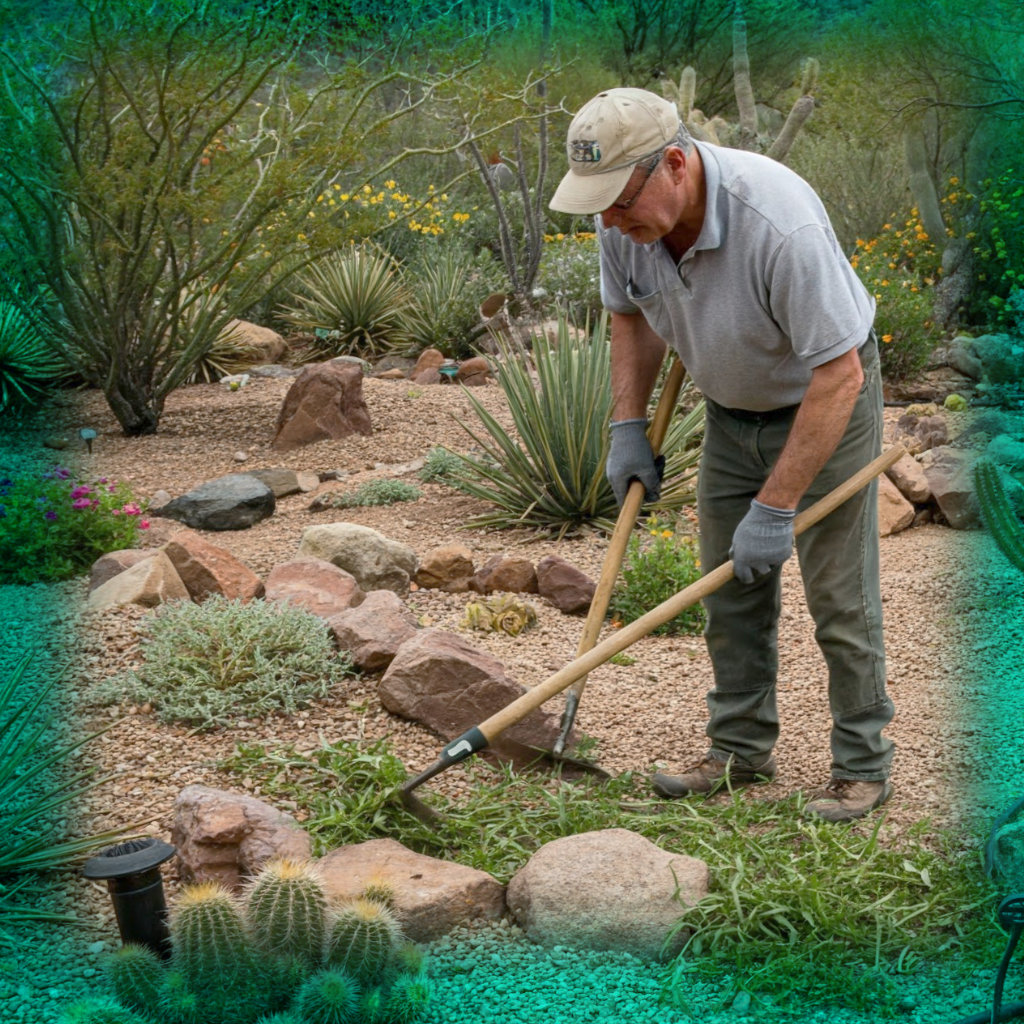 Managing Weeds in the Desert Garden: Organic and Chemical Solutions